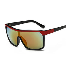 Load image into Gallery viewer, Square Shield Sunglasses Men Driving
