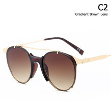 Load image into Gallery viewer, Fashion SteamPunk Round Style Vintage Sunglasses Men