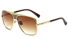 Load image into Gallery viewer, Brand New Steampunk Square Sunglasses Men