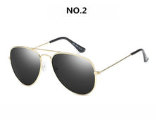 Load image into Gallery viewer, Metal Sunglasses Men Black White