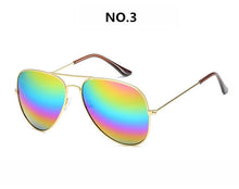 Load image into Gallery viewer, Metal Sunglasses Men Black White