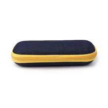 Load image into Gallery viewer, Glasses Box Denim Fabric Zipper Sunglasses