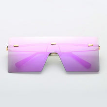 Load image into Gallery viewer, Big Square Rimless Sunglasses Women
