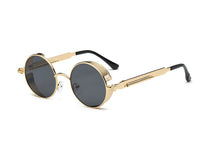 Load image into Gallery viewer, New Round Metal Sunglasses Steampunk Women UV413
