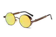 Load image into Gallery viewer, New Round Metal Sunglasses Steampunk Women UV413