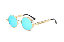 Load image into Gallery viewer, New Round Metal Sunglasses Steampunk Women UV413