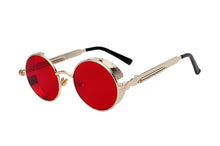 Load image into Gallery viewer, New Round Metal Sunglasses Steampunk Women UV413