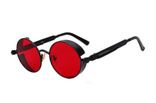 Load image into Gallery viewer, New Round Metal Sunglasses Steampunk Women UV413
