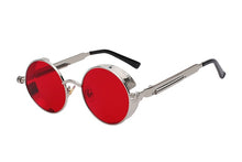 Load image into Gallery viewer, New Round Metal Sunglasses Steampunk Women UV413
