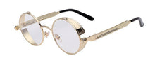 Load image into Gallery viewer, New Round Metal Sunglasses Steampunk Women UV413