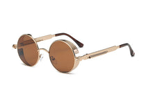 Load image into Gallery viewer, New Round Metal Sunglasses Steampunk Women UV413