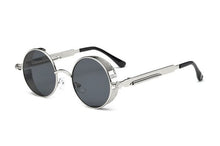 Load image into Gallery viewer, New Round Metal Sunglasses Steampunk Women UV413