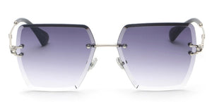 Rimless Square Sunglasses Unisex