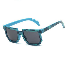 Load image into Gallery viewer, 2018 Kids Pixel Sunglasses Plaid Square Baby Glasses