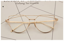 Load image into Gallery viewer, Women Cat Eye Sunglasses Yellow - Pink