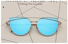 Load image into Gallery viewer, Women Cat Eye Sunglasses Yellow - Pink