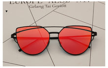 Load image into Gallery viewer, Women Cat Eye Sunglasses Yellow - Pink