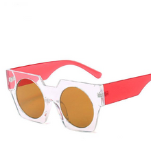 Load image into Gallery viewer, Modern Round Mirror Oversized Sunglasses Women