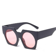 Load image into Gallery viewer, Modern Round Mirror Oversized Sunglasses Women