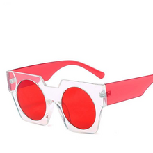 Load image into Gallery viewer, Modern Round Mirror Oversized Sunglasses Women