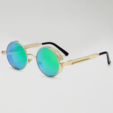 Load image into Gallery viewer, Metal Steampunk Sunglasses Women Fashion Round