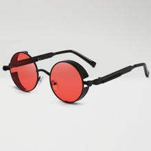 Load image into Gallery viewer, Metal Steampunk Sunglasses Women Fashion Round