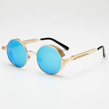Load image into Gallery viewer, Metal Steampunk Sunglasses Women Fashion Round