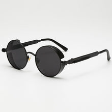 Load image into Gallery viewer, Metal Steampunk Sunglasses Women Fashion Round