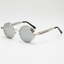 Load image into Gallery viewer, Metal Steampunk Sunglasses Women Fashion Round