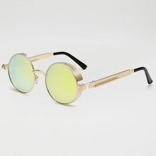 Load image into Gallery viewer, Metal Steampunk Sunglasses Women Fashion Round