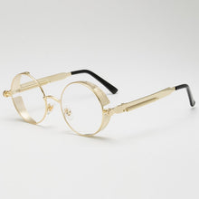 Load image into Gallery viewer, Metal Steampunk Sunglasses Women Fashion Round