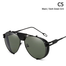 Load image into Gallery viewer, New Fashion SteamPunk Aviation Style Sunglasses Men