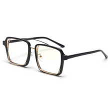 Load image into Gallery viewer, Black Square Frame Glasses For Men 2019