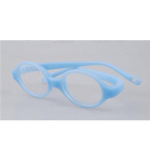 Round Flexible Optical Children Glasses Plastic Frame