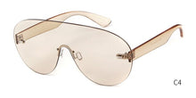 Load image into Gallery viewer, Futuristic Oversized Rimless Shield Sunglasses Men