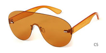 Load image into Gallery viewer, Futuristic Oversized Rimless Shield Sunglasses Men