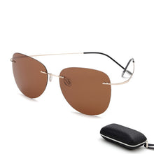 Load image into Gallery viewer, With Case Titanium Sunglasses Polaroid