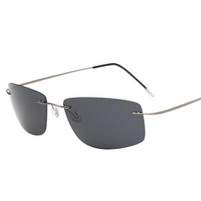 Load image into Gallery viewer, With case Polarized Titanium sunglasses Polaroid Men