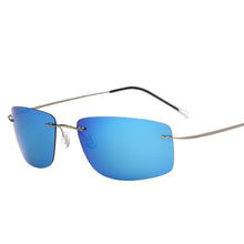 Load image into Gallery viewer, With case Polarized Titanium sunglasses Polaroid Men