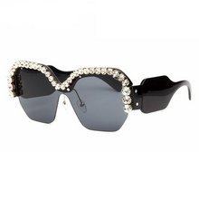 Load image into Gallery viewer, Sexy Rimless Oversized Sunglasses Women
