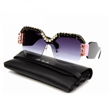 Load image into Gallery viewer, Sexy Rimless Oversized Sunglasses Women