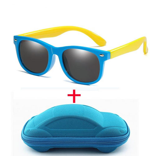 Mirror Kids Sunglasses with Case