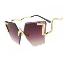 Load image into Gallery viewer, Luxury High Quality Rimless Sunglasses Women