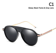 Load image into Gallery viewer, Fashion Trend Aviation Pilot Style Sunglasses Men