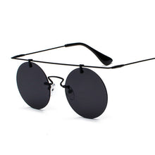 Load image into Gallery viewer, Retro Rimless Steampunk Sunglasses Women Mirror