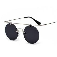 Load image into Gallery viewer, Retro Rimless Steampunk Sunglasses Women Mirror