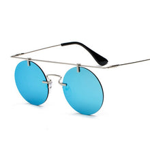 Load image into Gallery viewer, Retro Rimless Steampunk Sunglasses Women Mirror