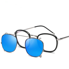 Load image into Gallery viewer, SteamPunk Style Lens Removable Aviation Sunglasses Men