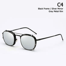 Load image into Gallery viewer, SteamPunk Style Lens Removable Aviation Sunglasses Men