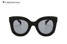Load image into Gallery viewer, Cat Eye Vintage Sunglasses Women Leopard Pattern